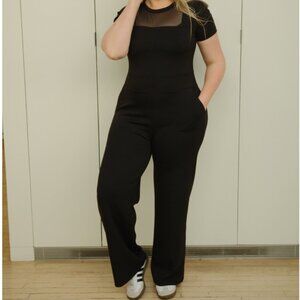 Smash + Tess Iskra One and Done Romper in Midnight Black L